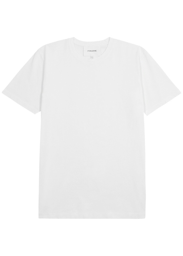 Photo: Frame Cotton T-shirt White