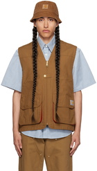 Carhartt Work In Progress Brown Heston Vest