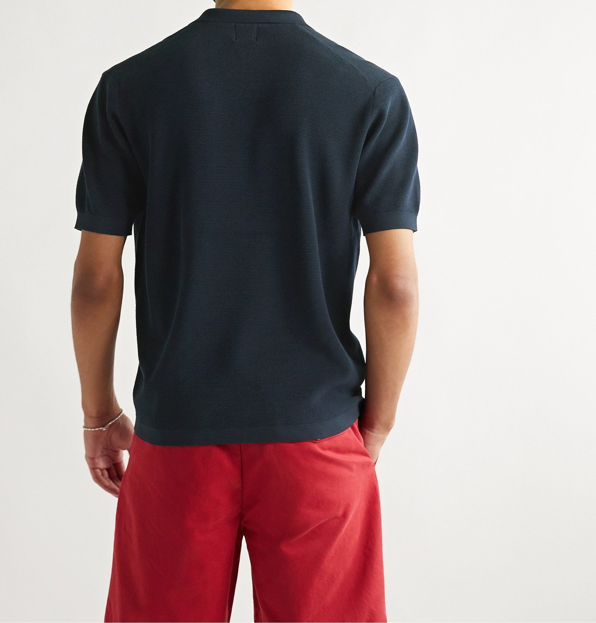 J.Press - Houston Cotton Polo Shirt - Blue