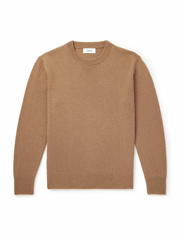 Photo: Lardini - Alpaca and Virgin Wool-Blend Sweater - Brown