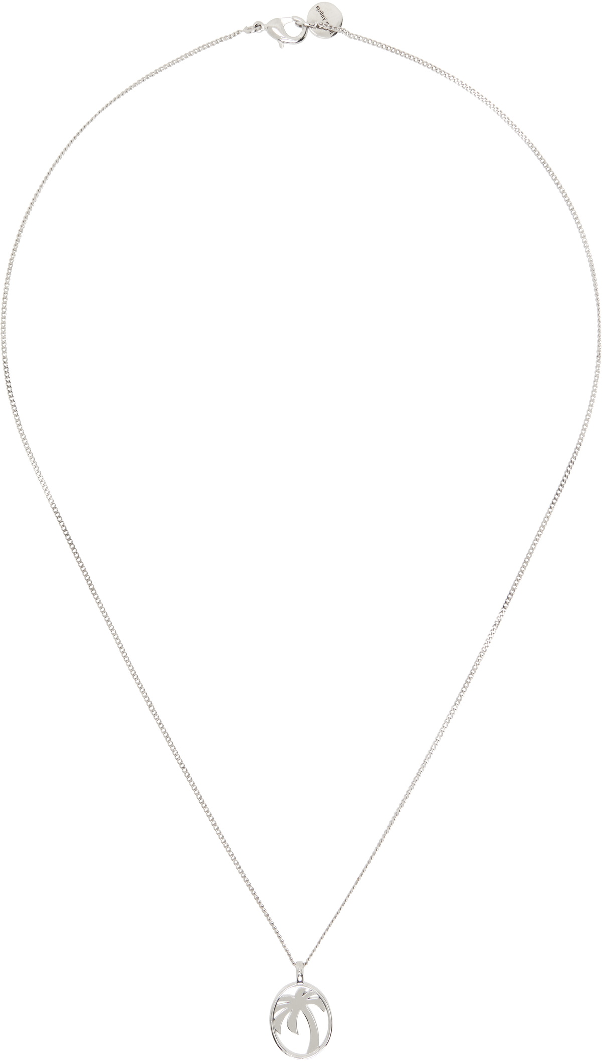 Palm Angels Gold Monogram Chevalier Necklace Palm Angels Palm Angels Gold Monogram Chevalier Necklace Palm Angels