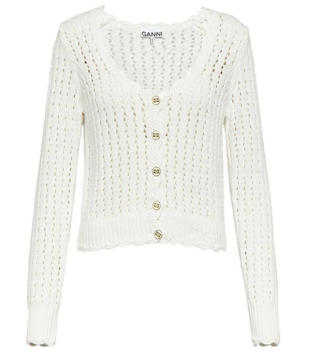 Ganni Women's Cardigan Grey main image 1
