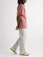 WTAPS - Blank Logo-Appliquéd Garment-Dyed Cotton-Jersey T-Shirt - Pink