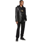 Moschino Black and Gold Couture Hoodie