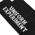 Uniform Experiment Men's Logo Socks in Black
