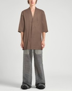 Rick Owens Mens Shirt Khaki