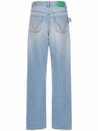 BOTTEGA VENETA - Vintage Cotton Denim Wide Leg Jeans