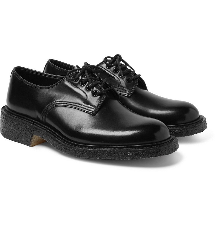 Photo: Tricker's - Daniel Leather Derby Shoes - Men - Black