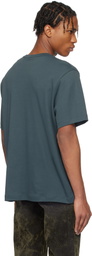 Helmut Lang Blue Logo T-shirt