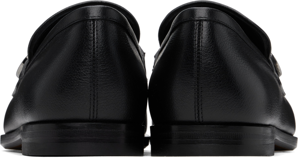 Salvatore Ferragamo Black Leather Florio Loafers Ferragamo Black Florio Loafers Salvatore Ferragamo main image 3