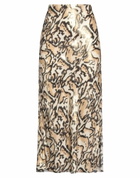 Jucca Womens Maxi skirt in Beige