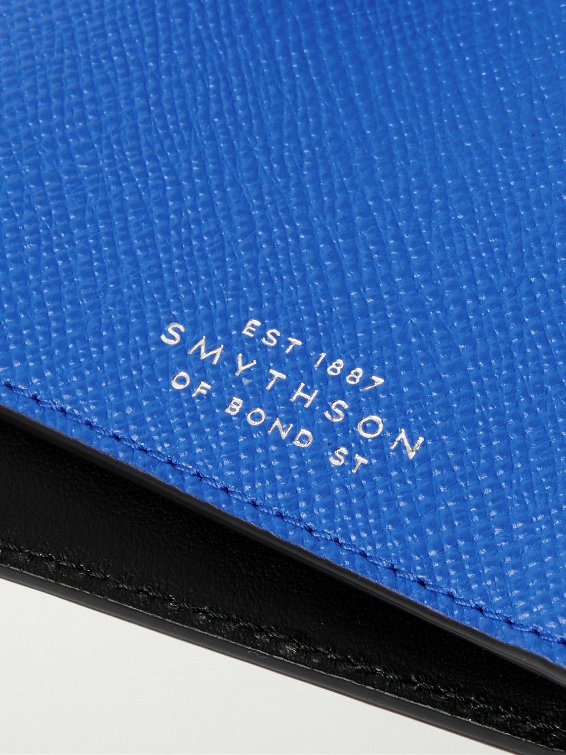 Smythson Panama CrossGrain Leather Billfold Wallet Smythson