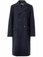Massimo Alba - Double-Breasted Wool Coat - Blue