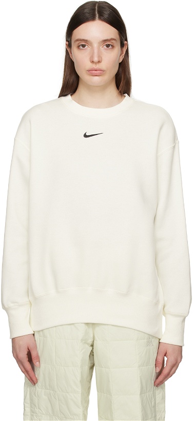 Photo: Nike White Phoenix Sweatshirt