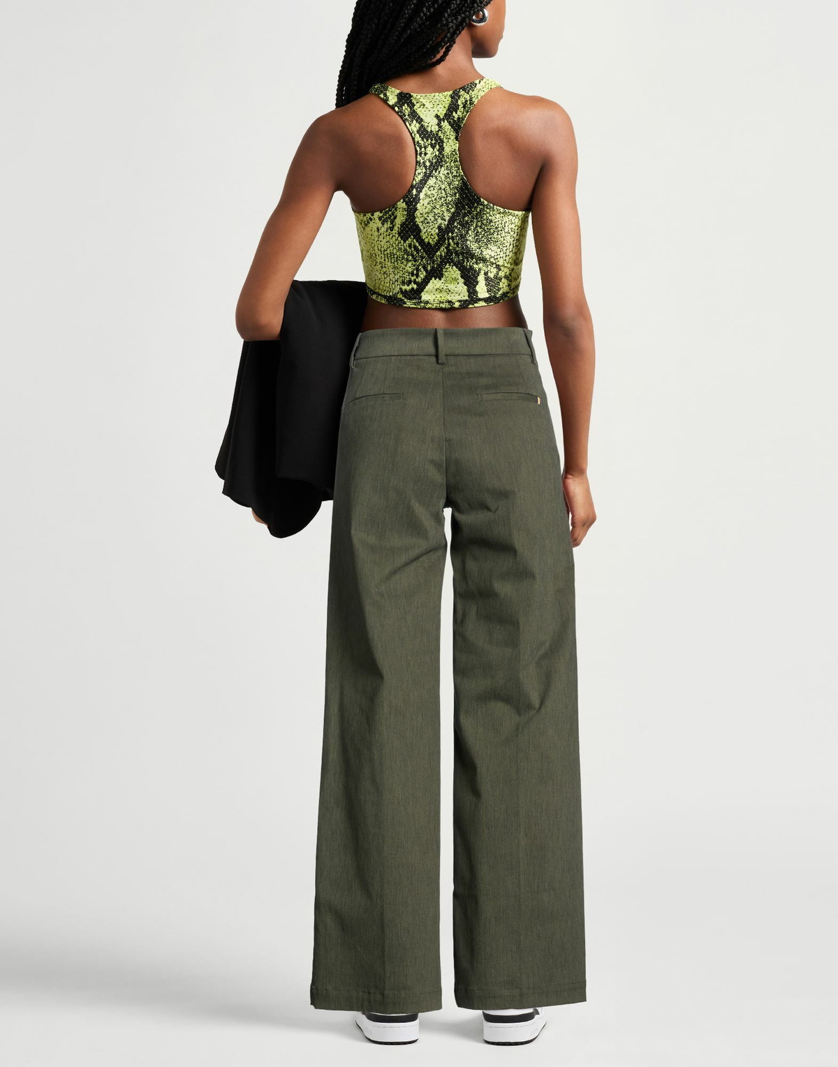 K-way Womens Pants Military in Green