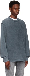 Han Kjobenhavn Gray Distressed Long Sleeve T-Shirt
