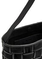 ST. Agni Woven Mini Suede Tote - Black - One Size