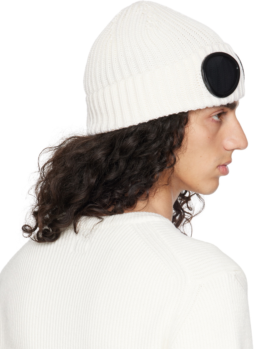 C.P. Company Off-White Goggle Beanie C.P. Company