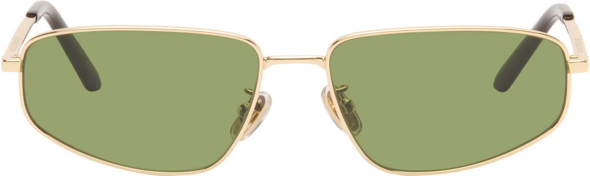 RETROSUPERFUTURE Gold Isedra Sunglasses