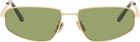 RETROSUPERFUTURE Gold Isedra Sunglasses