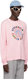 Acne Studios Pink Printed Long Sleeve T-Shirt