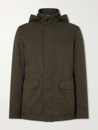 Zegna - Hooded Twill Coat - Green