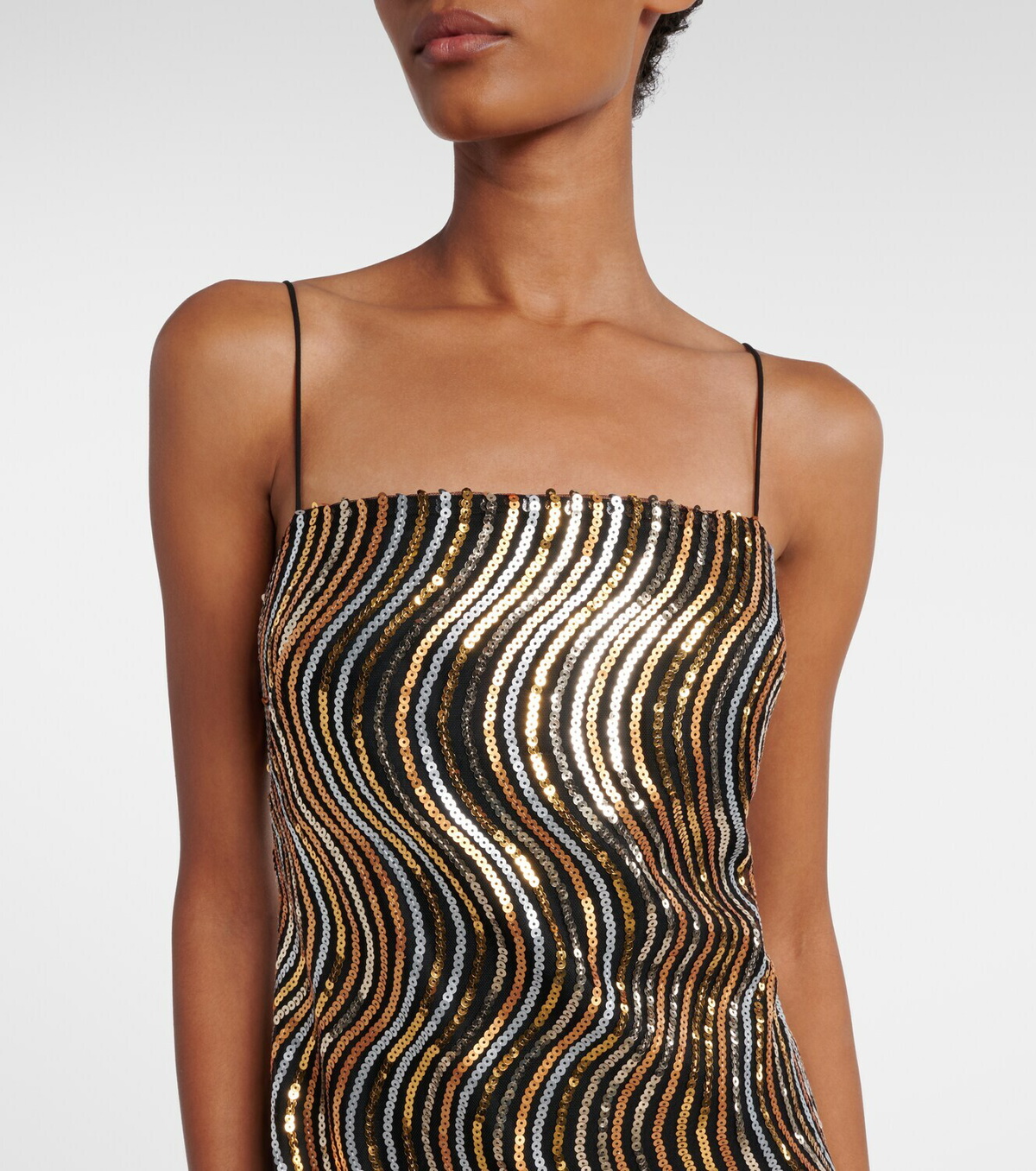 Taller Marmo Hemingway Disco sequined midi dress