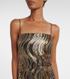 Taller Marmo Hemingway Disco sequined midi dress