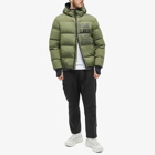 Moncler Grenoble Men's Adret Tech Matt Nylon in Dark Green