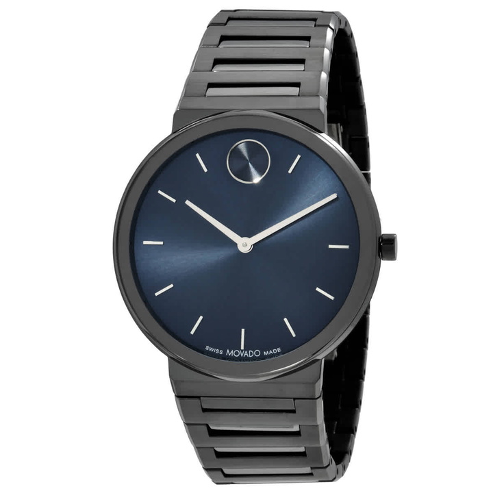 Photo: Movado Bold Horizon Quartz Blue Dial Unisex Watch 3601076