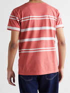 ARMOR LUX - Striped Cotton-Jersey T-Shirt - Pink