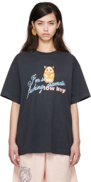 I'm Sorry by Petra Collins SSENSE Exclusive Black JennyFax Edition Oversized T-shirt