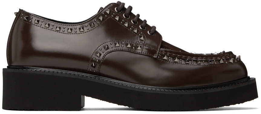 Valentino Garavani Brown Gentleglam Derbys