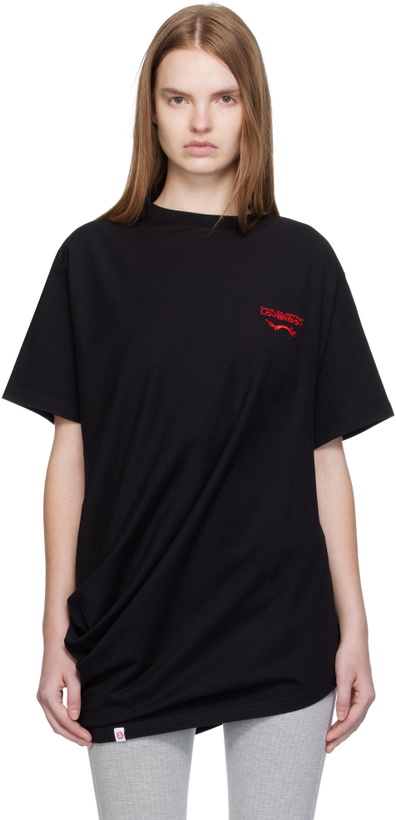 Photo: Charles Jeffrey LOVERBOY Black Topsy Turvy T-shirt