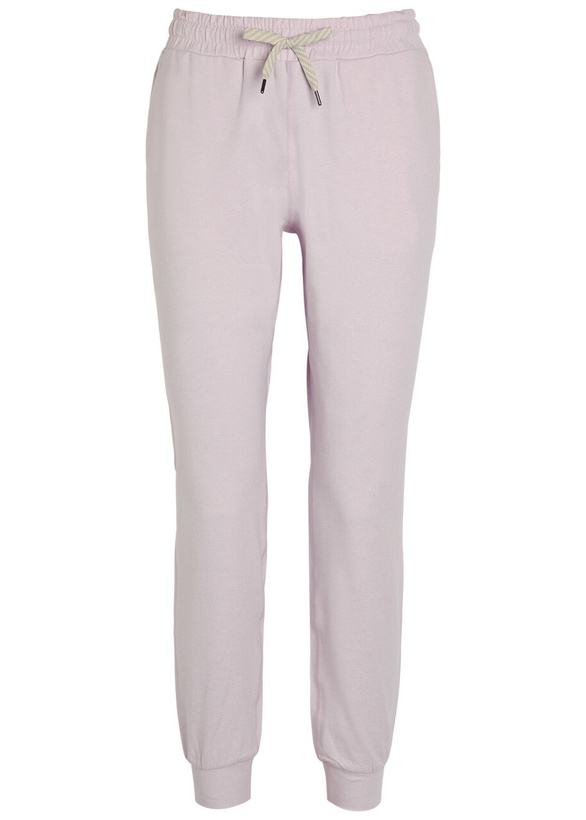 Photo: Vuori Performance Slubbed-jersey Sweatpants Lilac