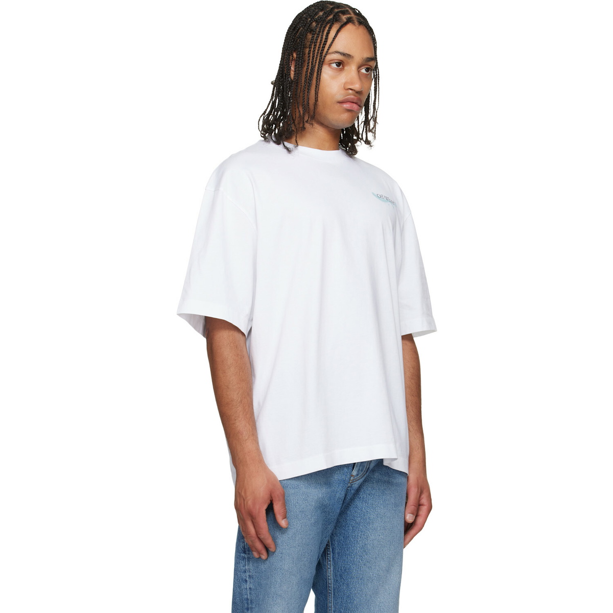Off-White White Moon Arrow S/S Skate T-shirt
