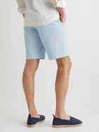 Orlebar Brown - Dane II Straight-Leg Cotton-Twill Shorts - Blue