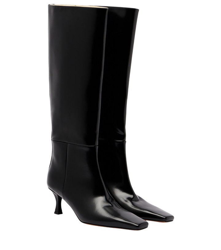 Photo: Proenza Schouler Leather knee-high boots