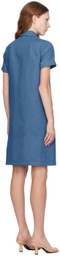 Gucci Blue Web Minidress