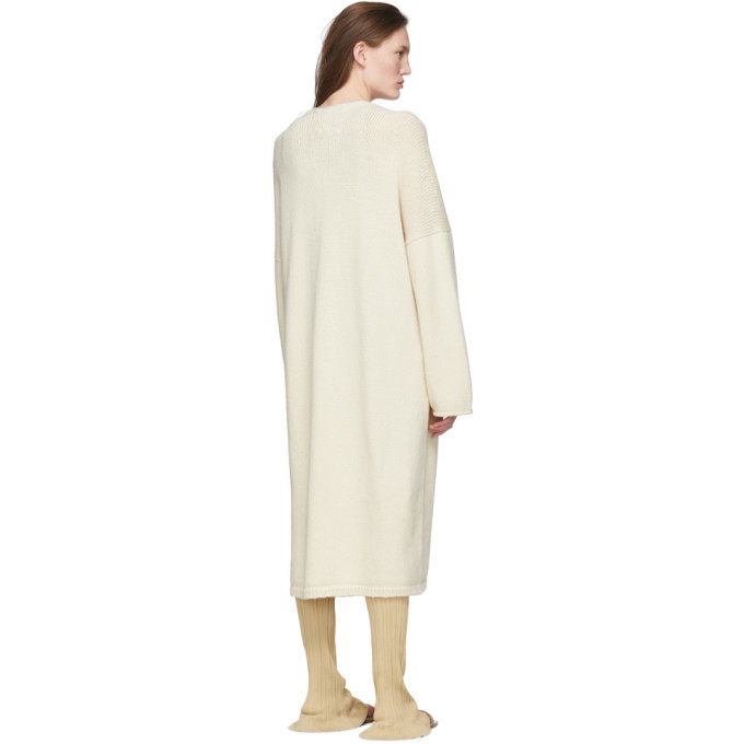 Lauren Manoogian Off-White Long Open Cardigan Lauren Manoogian