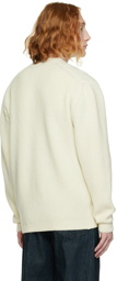 Lemaire Off-White Dropped Shoulder Cardigan