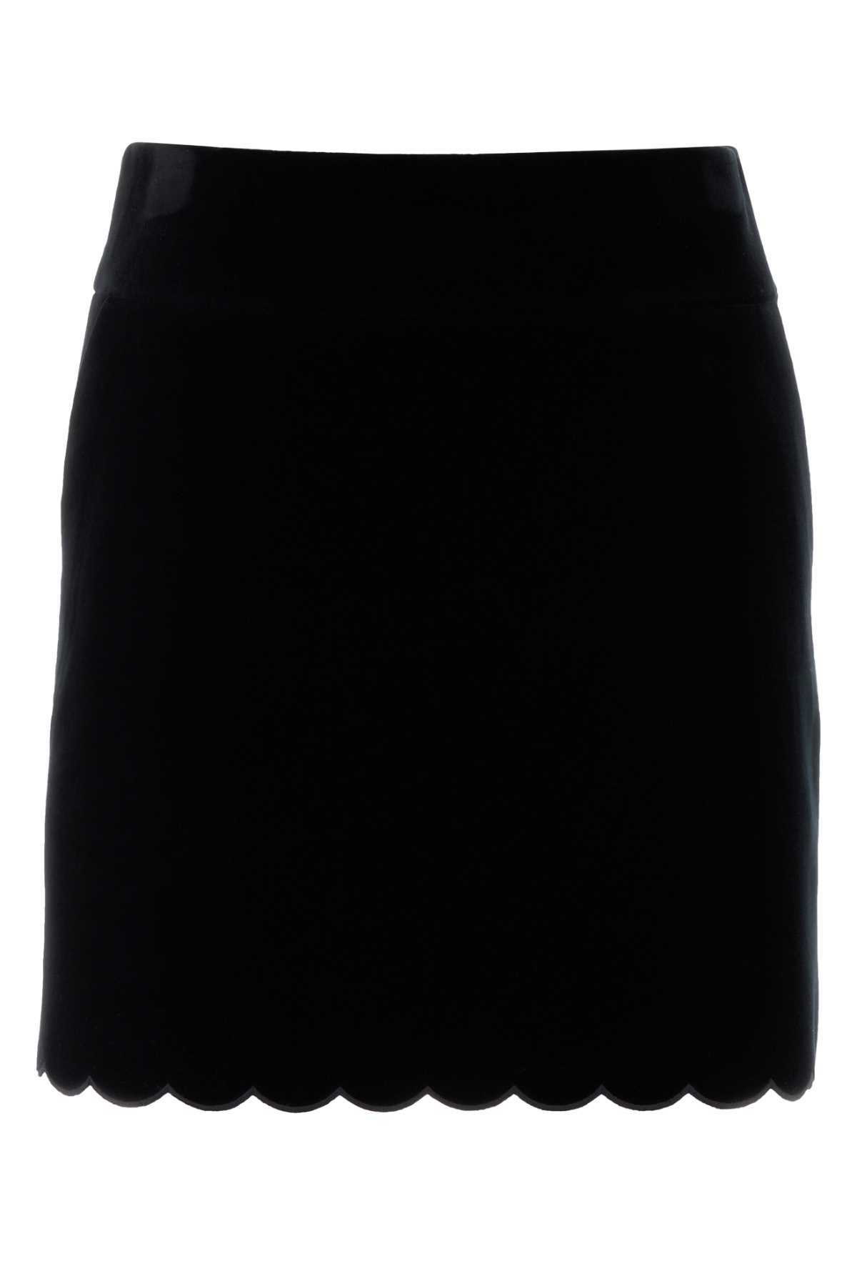 Chloe - Printed silk-crepon skirt Chloe