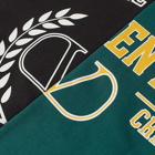 Valentino Men's Split Logo Crew Knit in Black/College Green