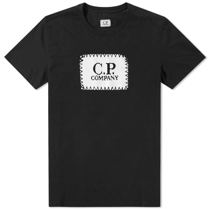 Photo: C.P. Company Jersey Block Logo Tee