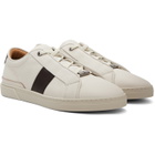 BOSS White Gary Leather Sneakers