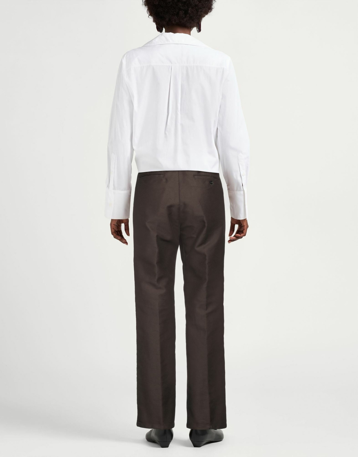Lemaire Womens Pants Dark in Brown