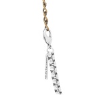 Dries Van Noten Men's Split Link Necklace in Silver Brass