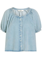 Frame The Resort Denim Shirt Light Blue