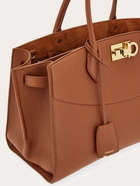 Ferragamo Womens New Ferragamo Studio Soft bag (L) in Brown