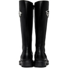 Diesel Black D-Hammer-Leather Knee-High Boots
